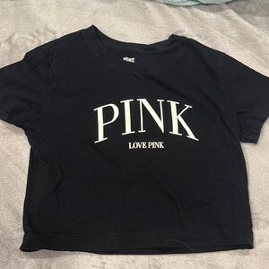 PINK Victoria's Secret Kids Black T-Shirt